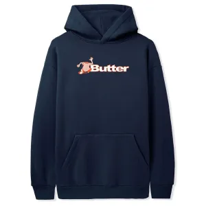 Butter Goods - T-Shirt Logo Hoodie Navy