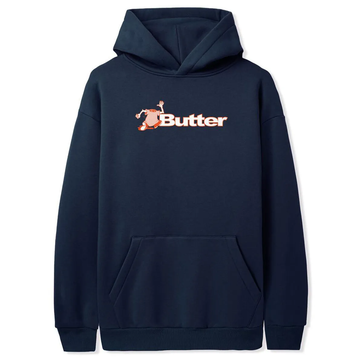 Butter Goods - T-Shirt Logo Hoodie Navy