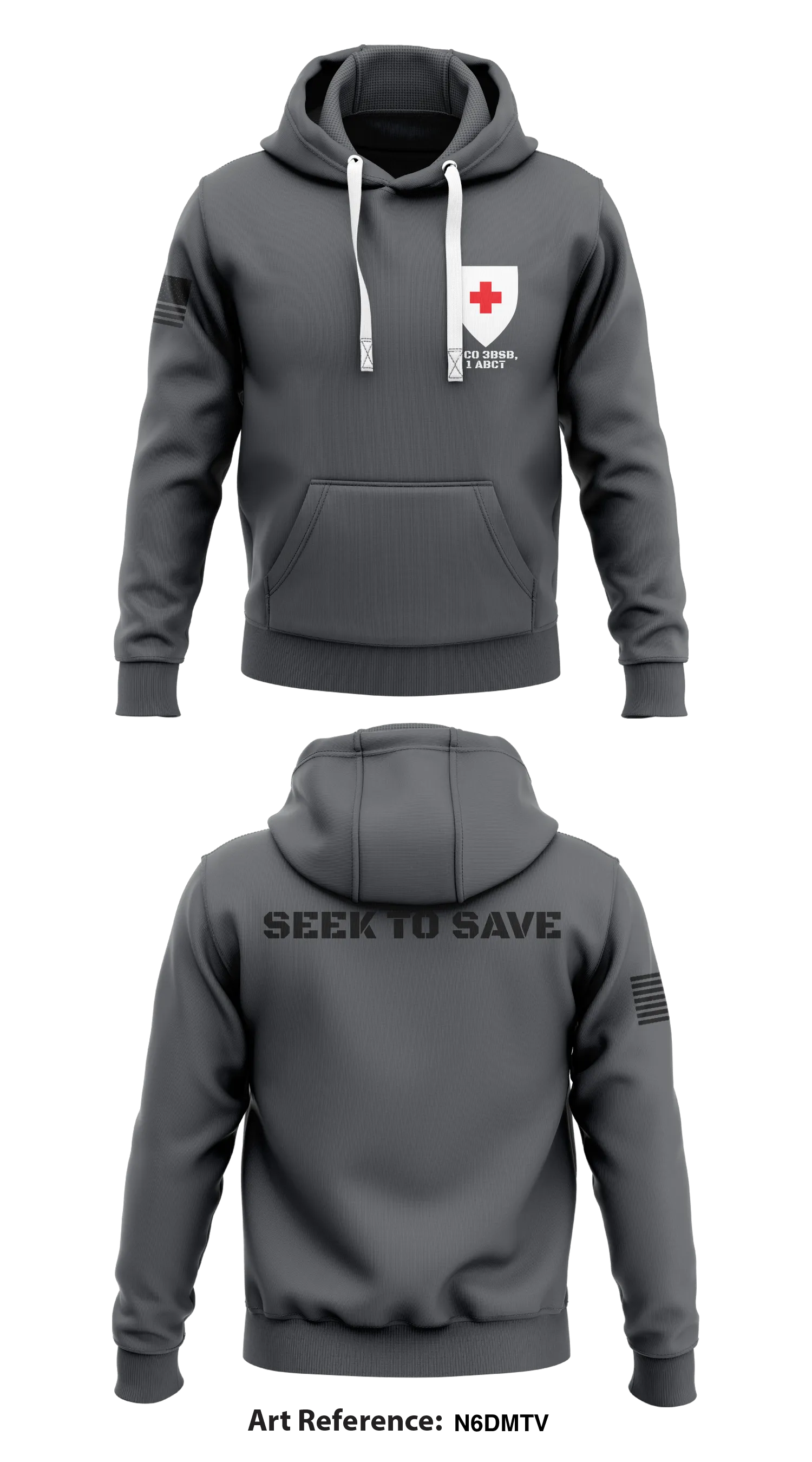 C co 3BSB, 1 ABCT Store 1  Core Men's Hooded Performance Sweatshirt - N6DMTV