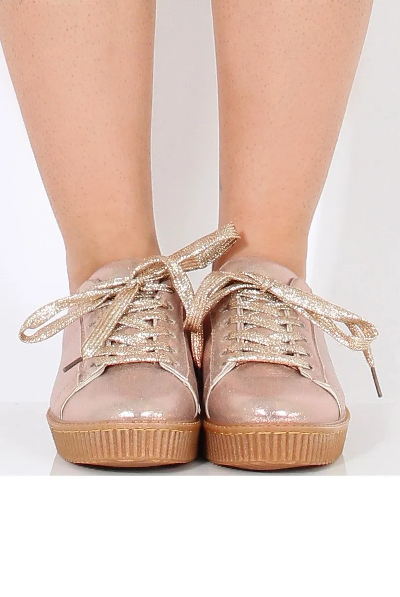 Champagne Gum Sole Creepers - Sandy