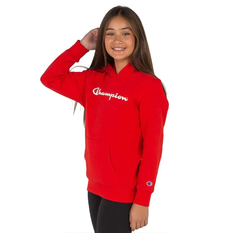 Champion Kids Script Hoodie