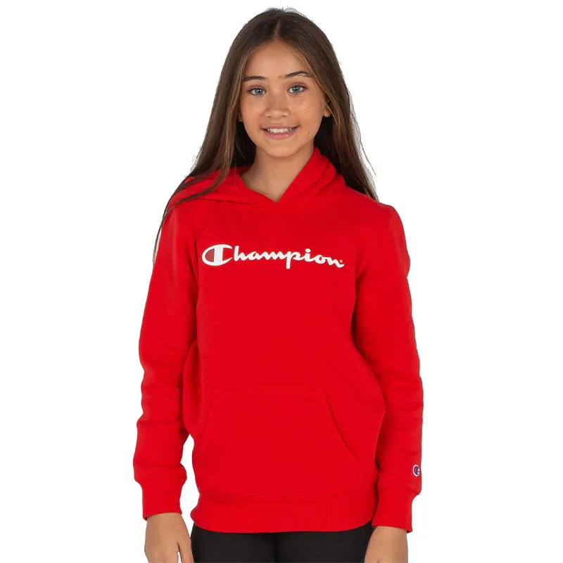Champion Kids Script Hoodie