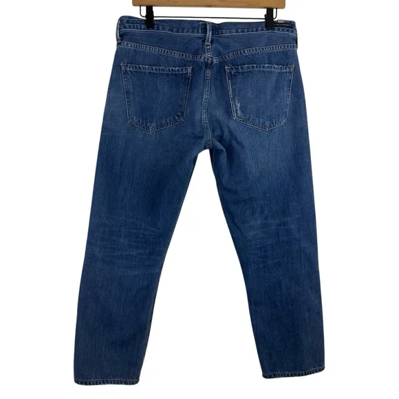 Citizens Of Humanity Emerson Crop Slim Boyfriend Mid Rise Size 28