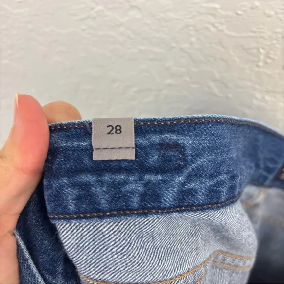 Citizens Of Humanity Emerson Crop Slim Boyfriend Mid Rise Size 28