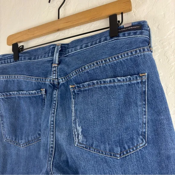 Citizens Of Humanity Emerson Crop Slim Boyfriend Mid Rise Size 28