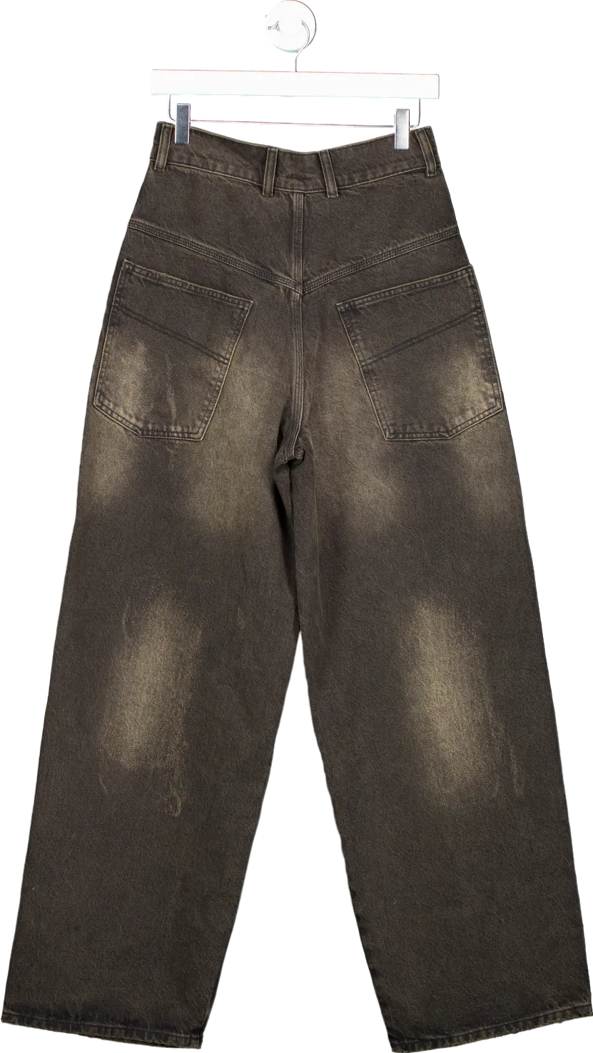 Collusion Black Wide Leg Jeans UK w28