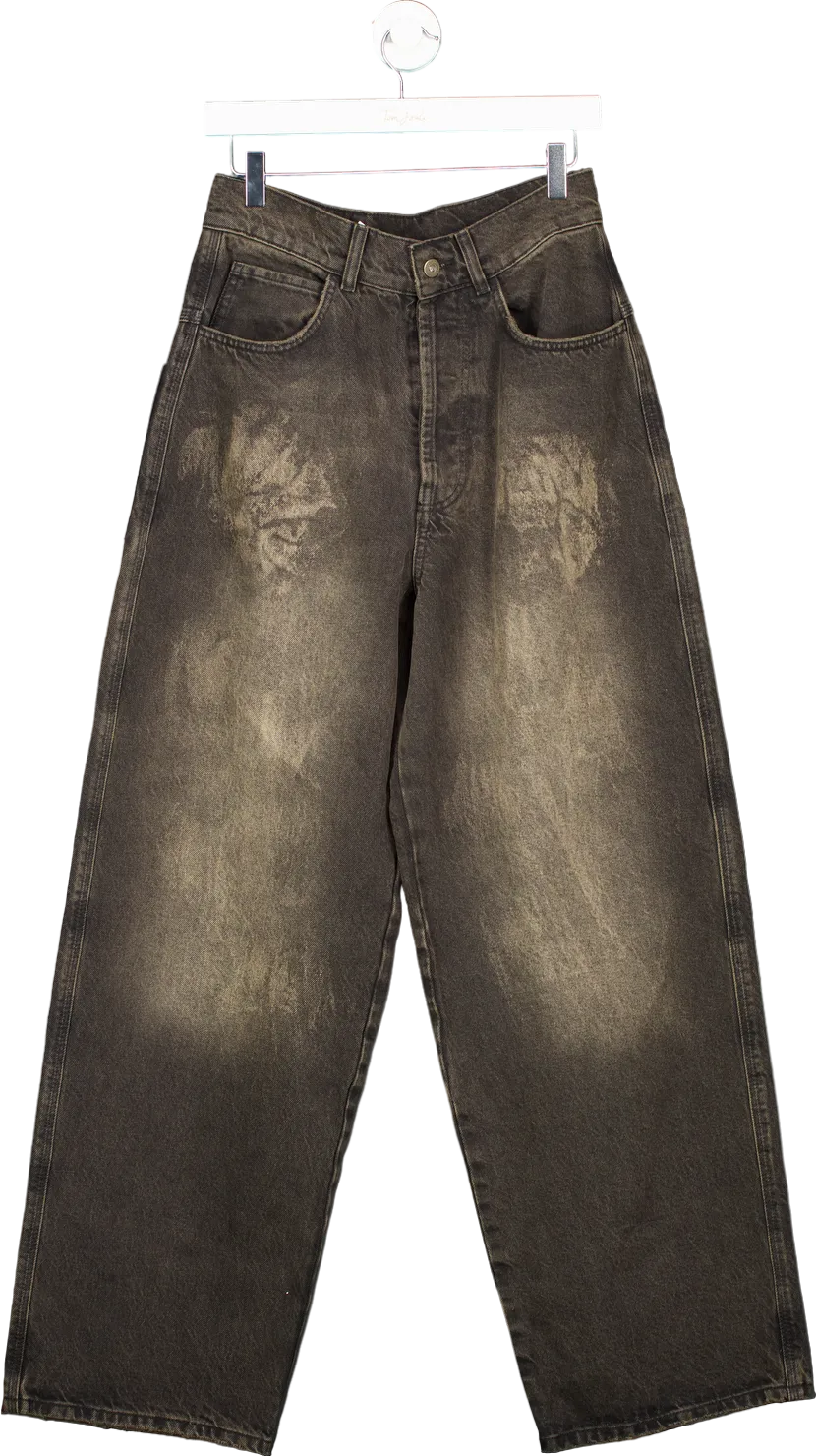 Collusion Black Wide Leg Jeans UK w28