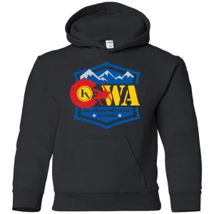 Colorado Wrestling Academy 2-sided print G185B Gildan Youth Pullover Hoodie