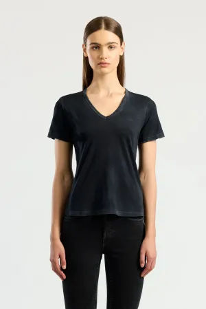 Cotton Citizen STANDARD V-NECK TEE Vintage Black