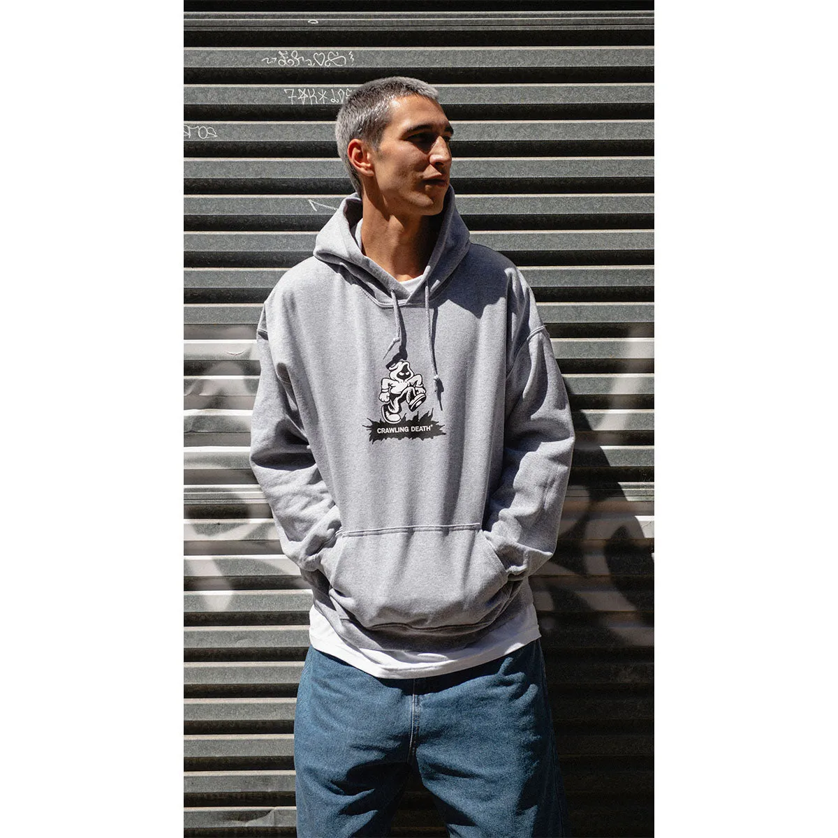 Crawling Death - Dan Coy Hoodie Grey