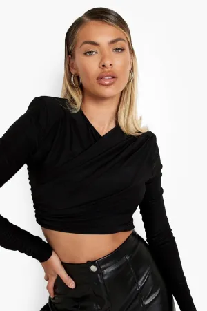 Crazy Black Crop Top