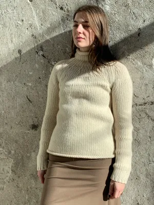 cream roll neck sweater