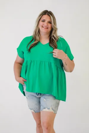 Cruise Into You Top in Sea Green