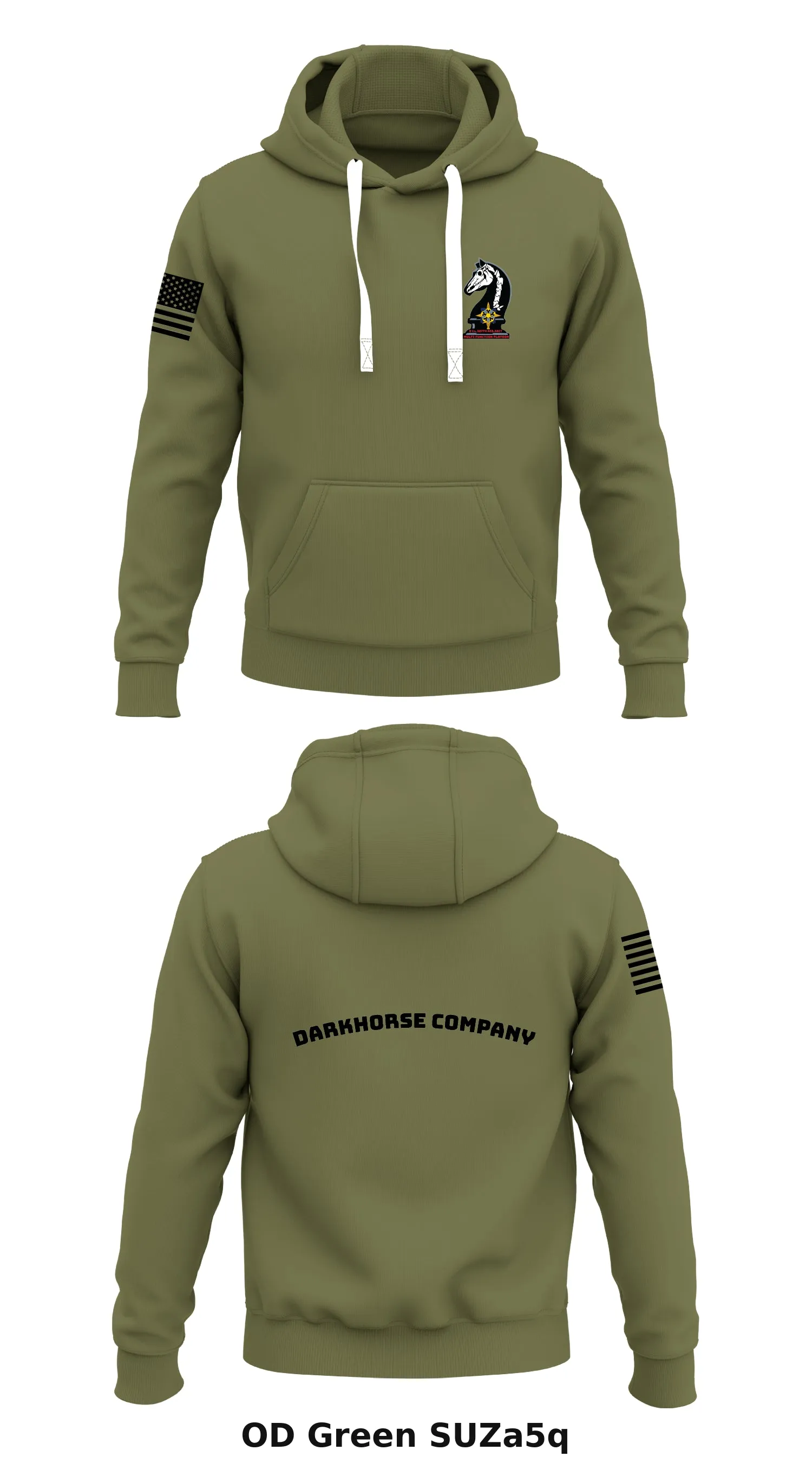 D Co, 37th AEB Store 1  Core Men's Hooded Performance Sweatshirt - SUZa5q