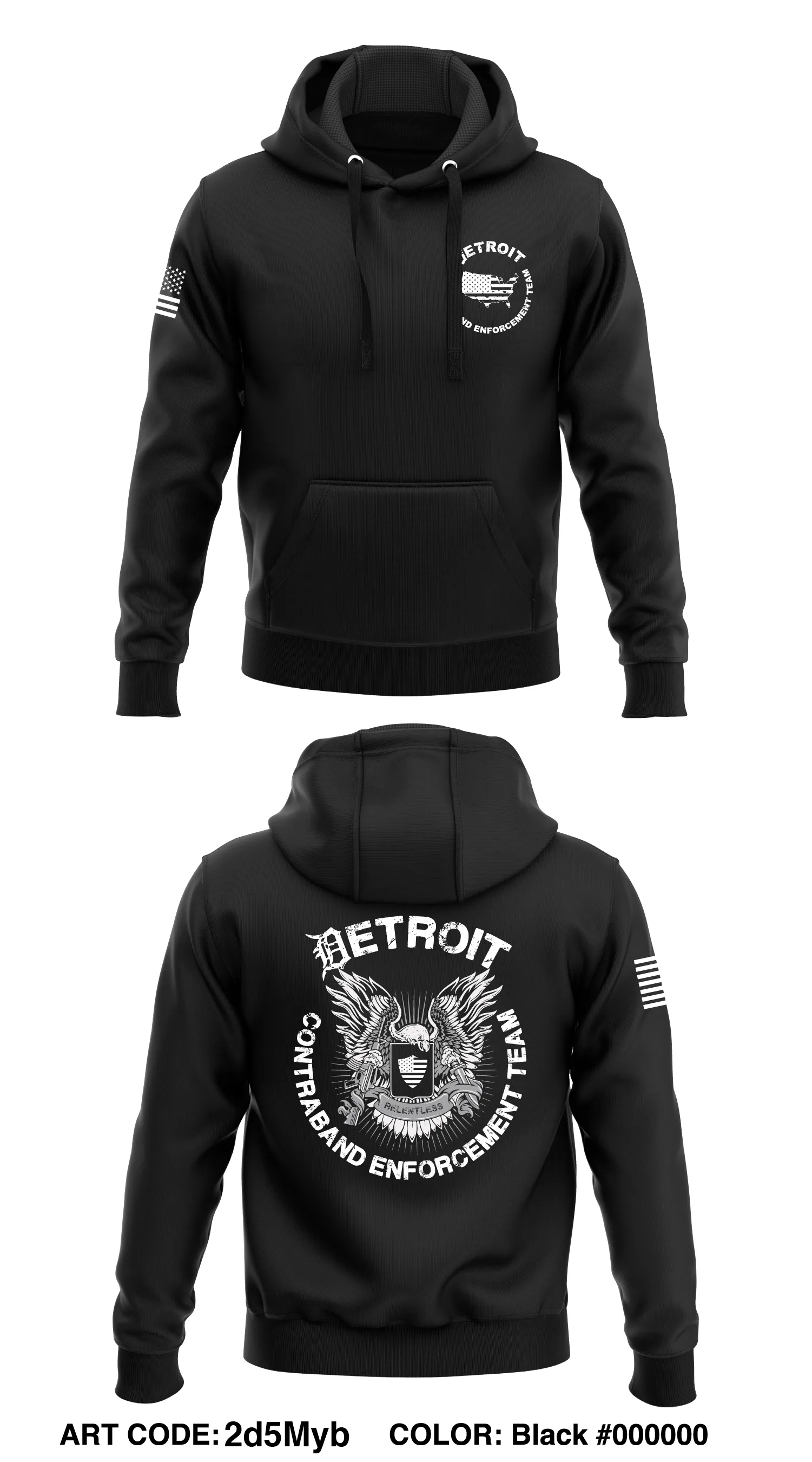 DCET Store 1  Core Men's Hooded Performance Sweatshirt - 2d5Myb
