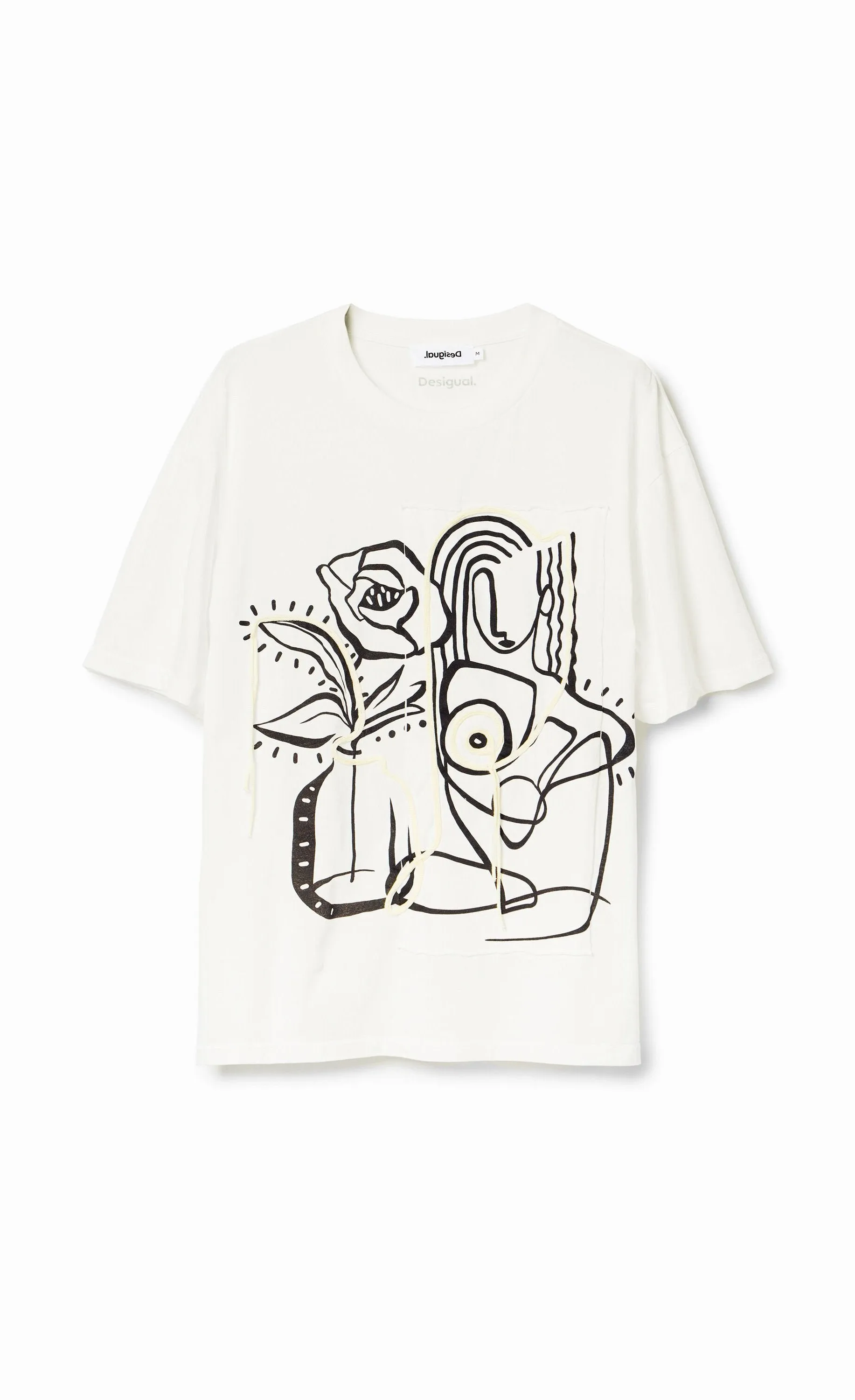 Desigual Arty Illustration Tee