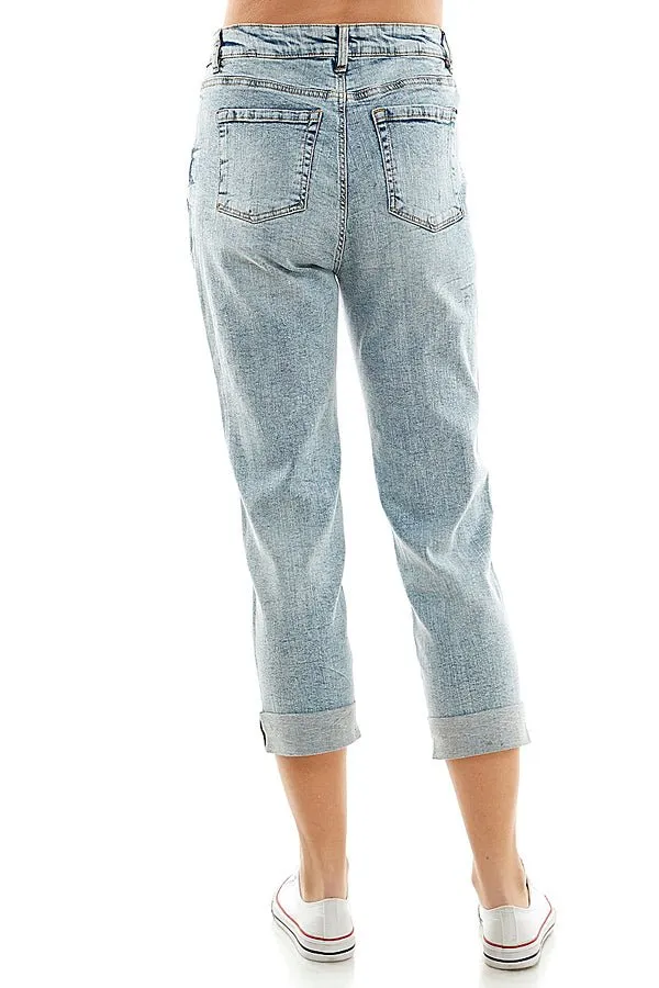 DESTROYED  BOYFRIEND JEANS