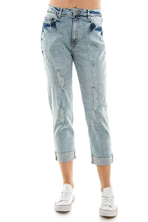 DESTROYED  BOYFRIEND JEANS