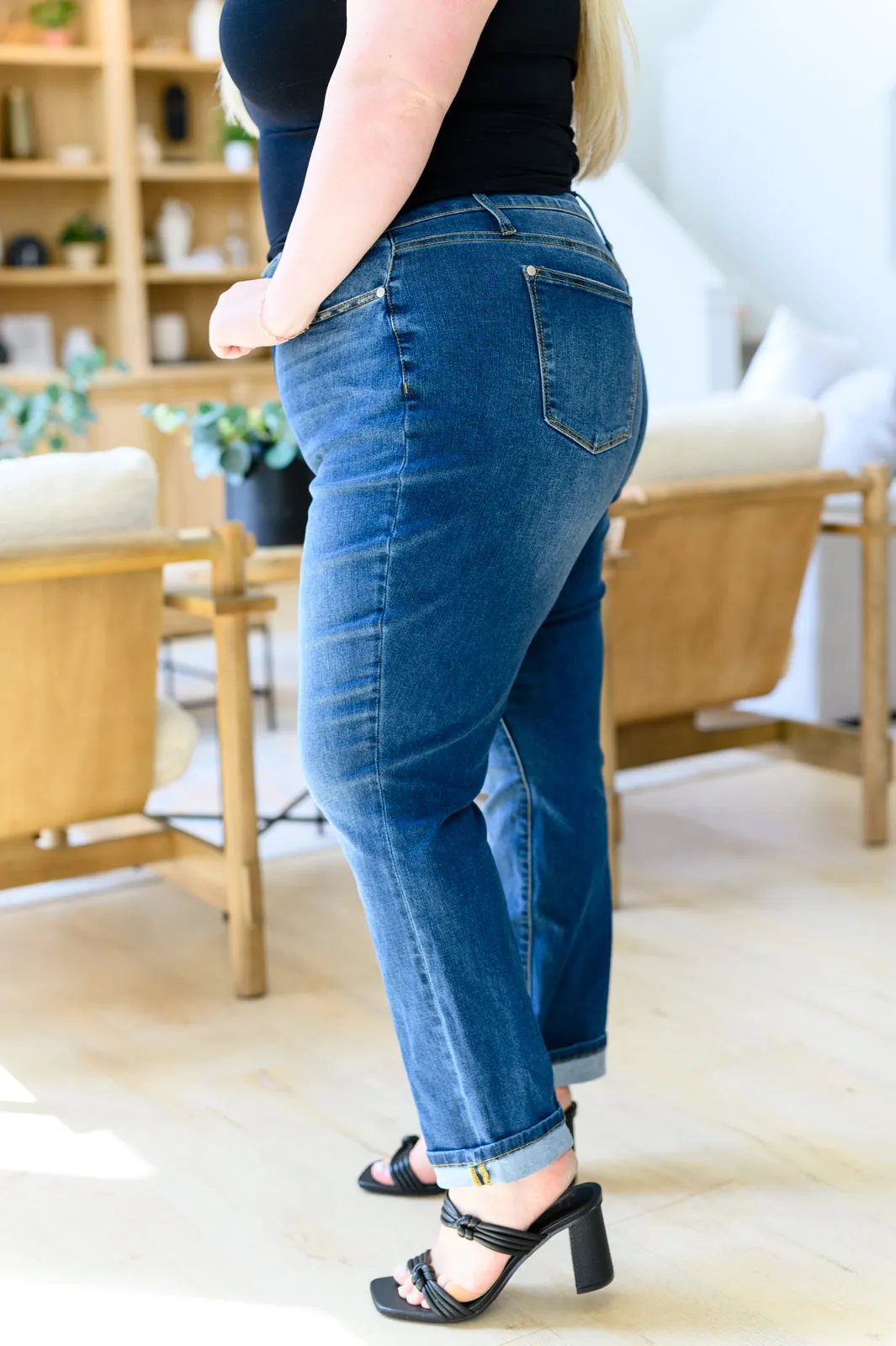 Downtown High Rise Boyfriend Jeans by Judy Blue