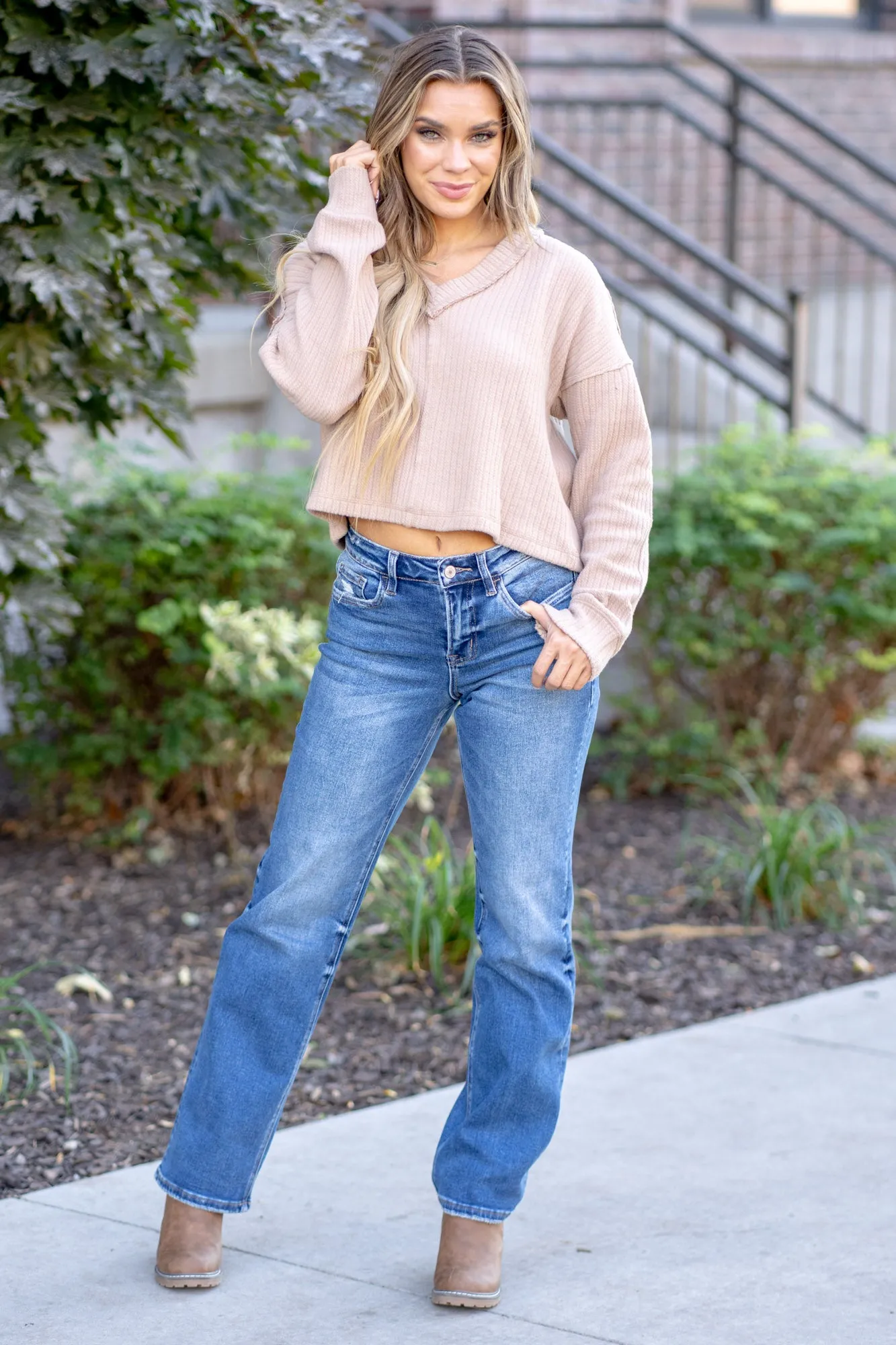 Dreamland High Rise Slim Wide Leg