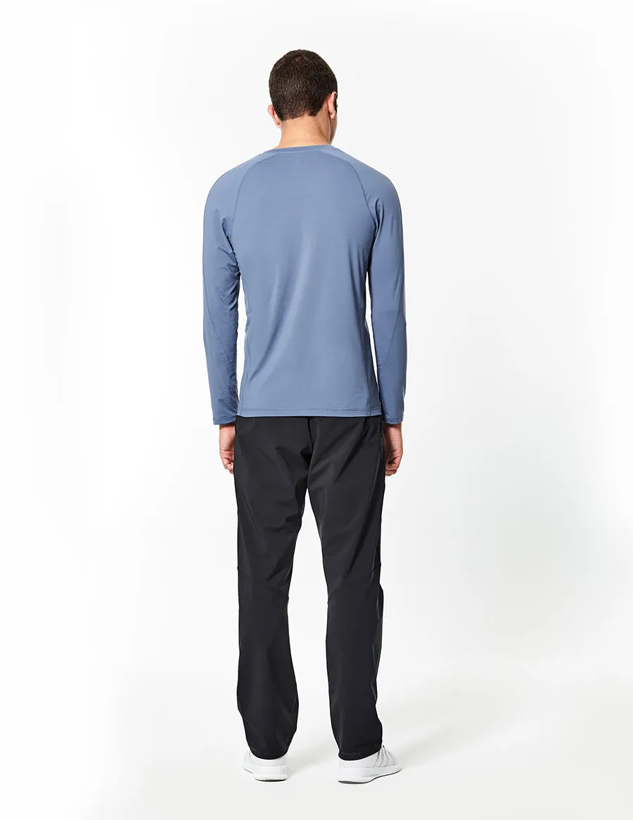 easyoga LESPIRO Excel Men's Long Sleeves - B34 Ash blue