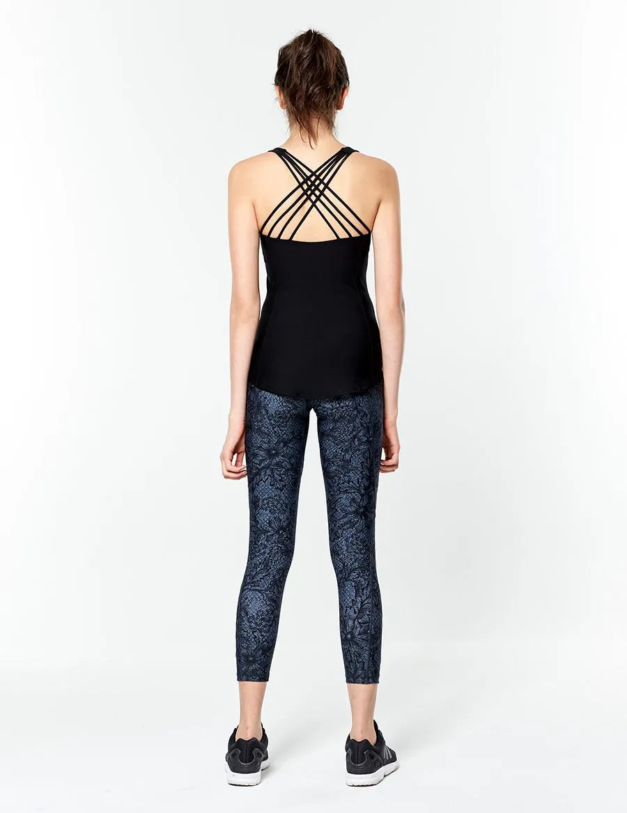 easyoga LESPIRO Stellate Tank - L1 Black