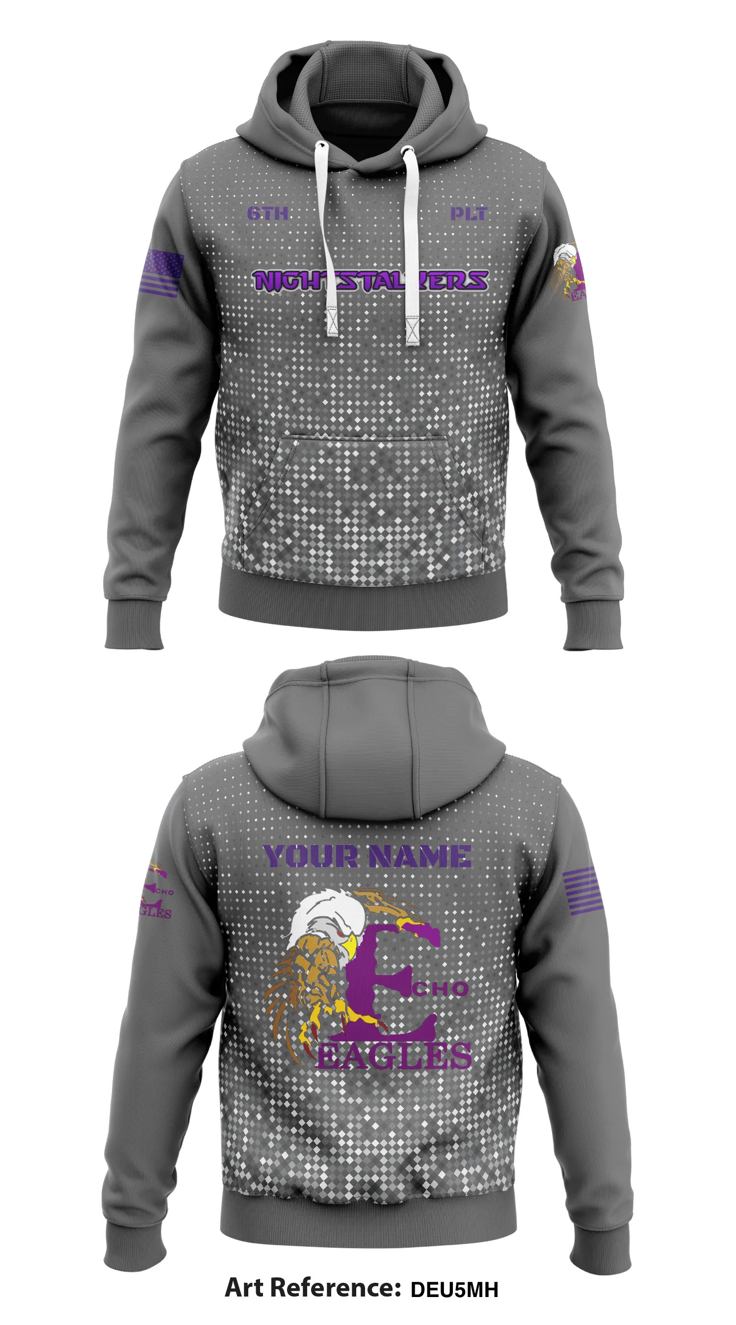 Echo Trans AIT Store 1  Core Men's Hooded Performance Sweatshirt - dEu5MH