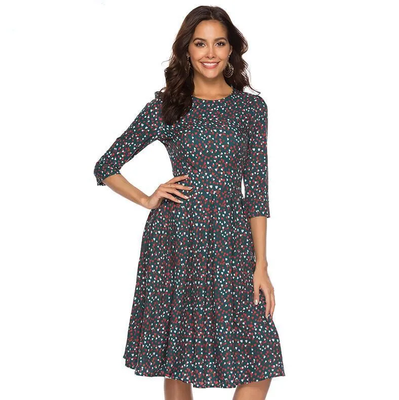 Elisa Reign Elegant Vintage A-line Dress