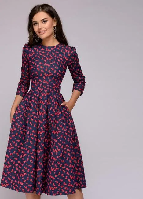 Elisa Reign Elegant Vintage A-line Dress