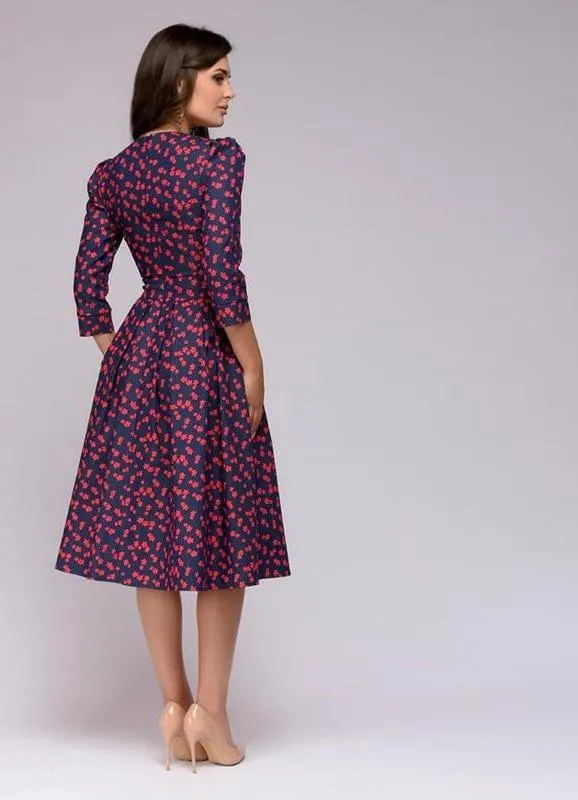 Elisa Reign Elegant Vintage A-line Dress