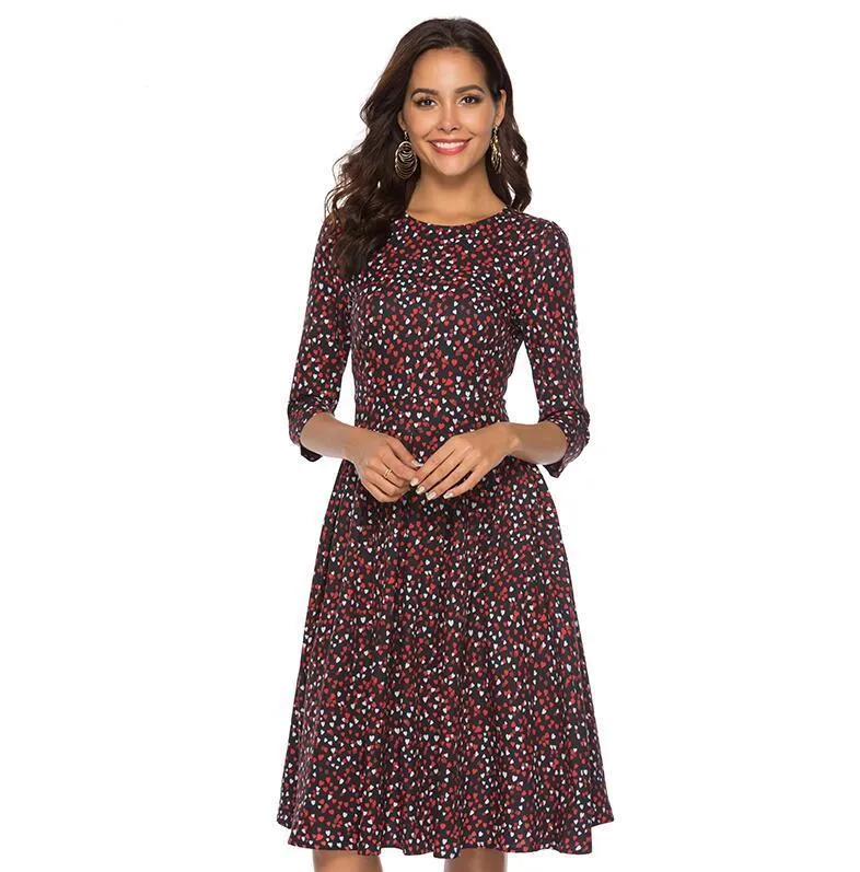 Elisa Reign Elegant Vintage A-line Dress