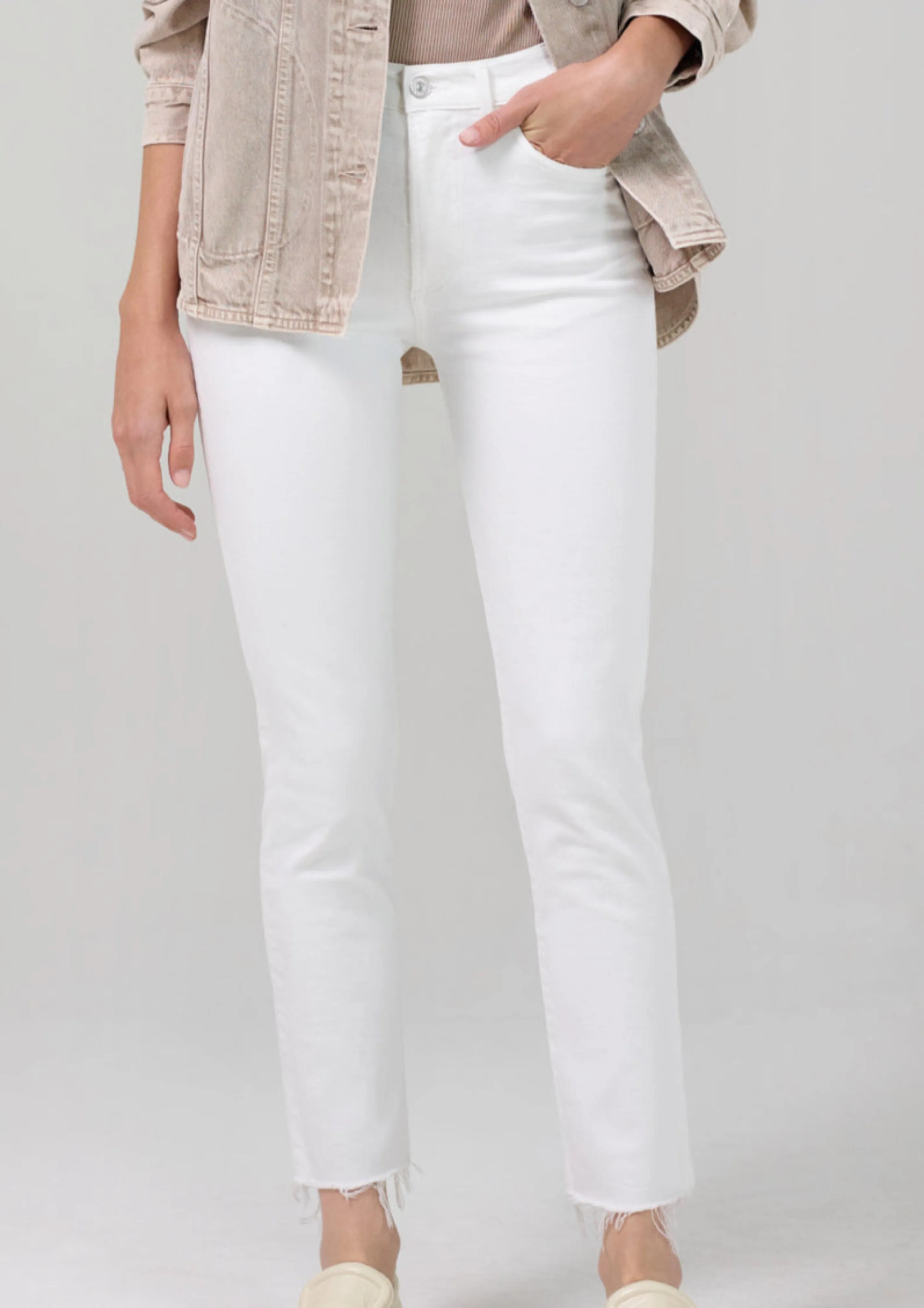 Ella Mid Rise Slim Crop