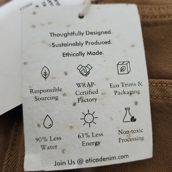 ETICA Bryce Pinch Waist High Rise Boyfriend Jeans 31 Tan NWT anthropologie