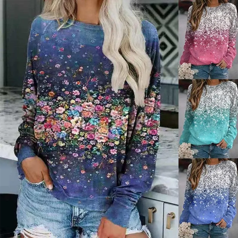 Floral-printed Full sleeve Sweatshirt