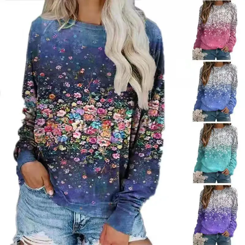 Floral-printed Full sleeve Sweatshirt