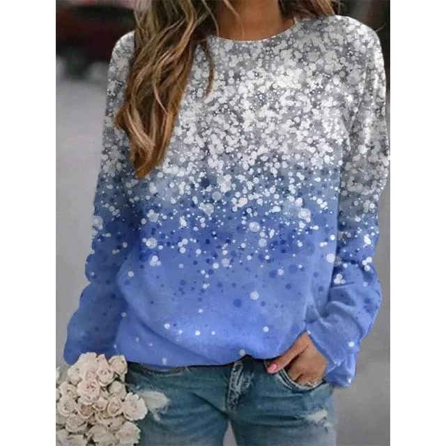 Floral-printed Full sleeve Sweatshirt