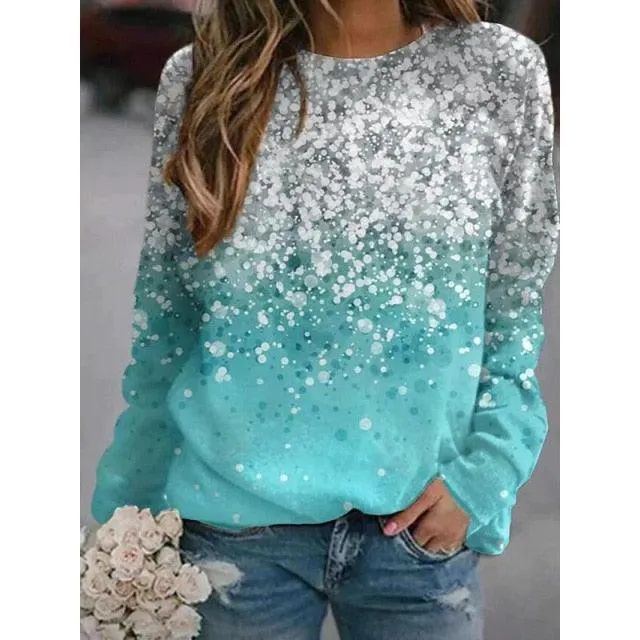 Floral-printed Full sleeve Sweatshirt