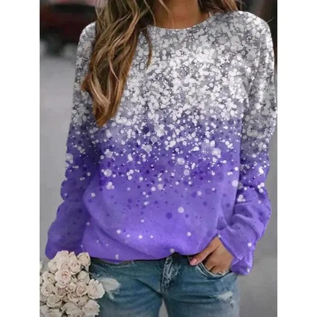 Floral-printed Full sleeve Sweatshirt