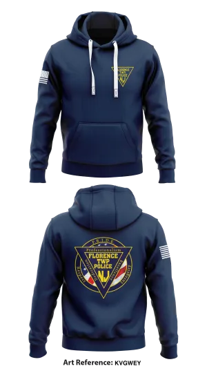 Florence Twp Police Dept Store 1  Core Men's Hooded Performance Sweatshirt - kvGWEy