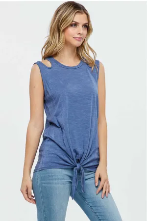 Forget Me Knots Tank Top - Blue