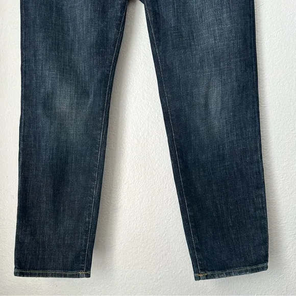 FRAME Le Garcon Crop Boyfriend Jeans In Covant Size 28 Frame Jeans cropped dark