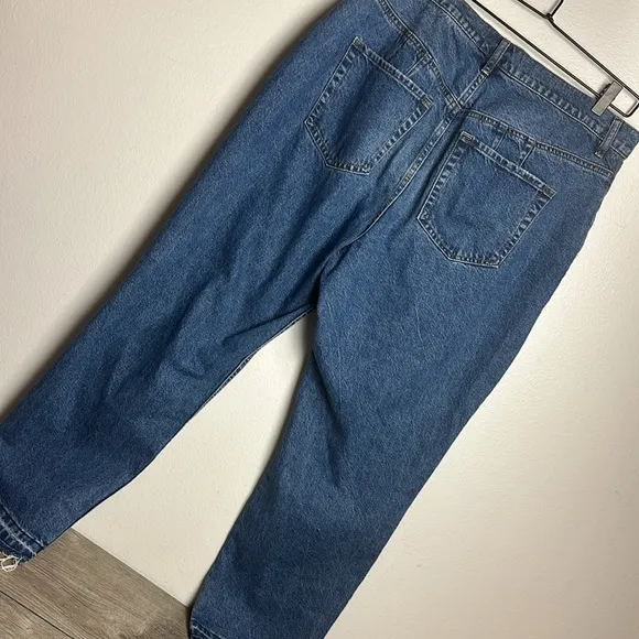 Free People We The Free Crvy Wide Leg Jeans Size 34