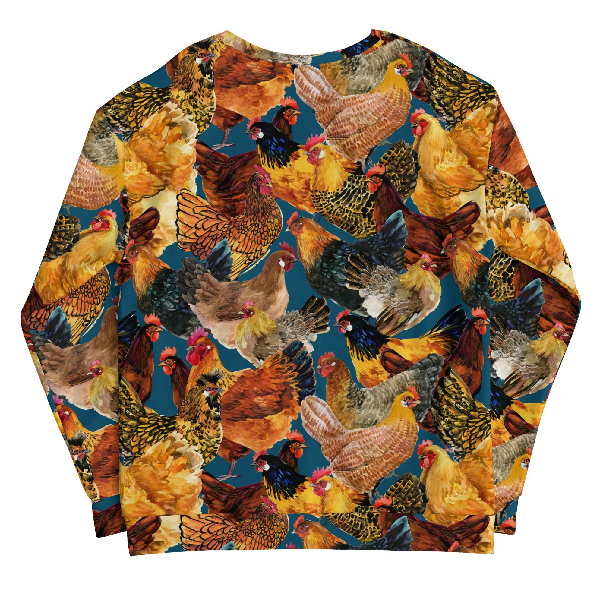 Golden Chickens Unisex Crewneck