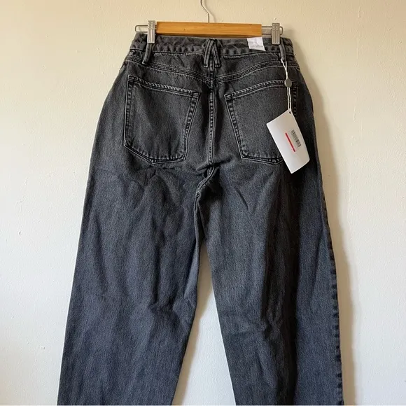 GOOD AMERICAN Good 90's faded boyfriend jeans size 25