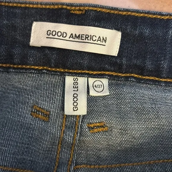 Good American Good Leg Skinny  Denim Jeans Womens 4/27 GLCP103C