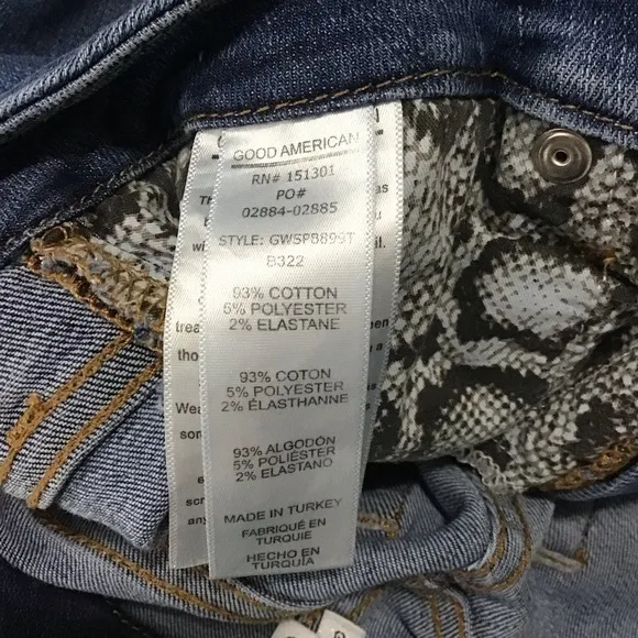 Good American Good Waist Skinny Jeans Size 27.