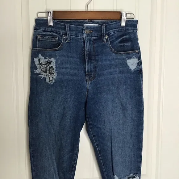 Good American Good Waist Skinny Jeans Size 27.