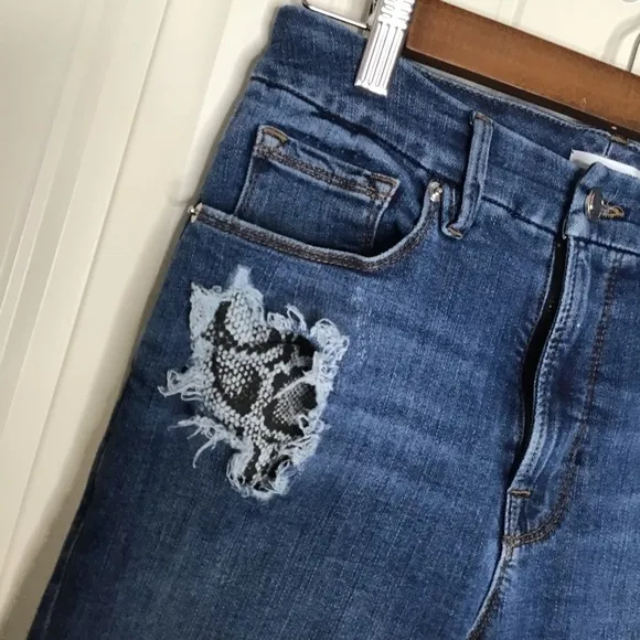Good American Good Waist Skinny Jeans Size 27.