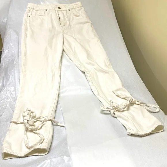 Good American Women's Good Boy Ankle Wrap Jeans