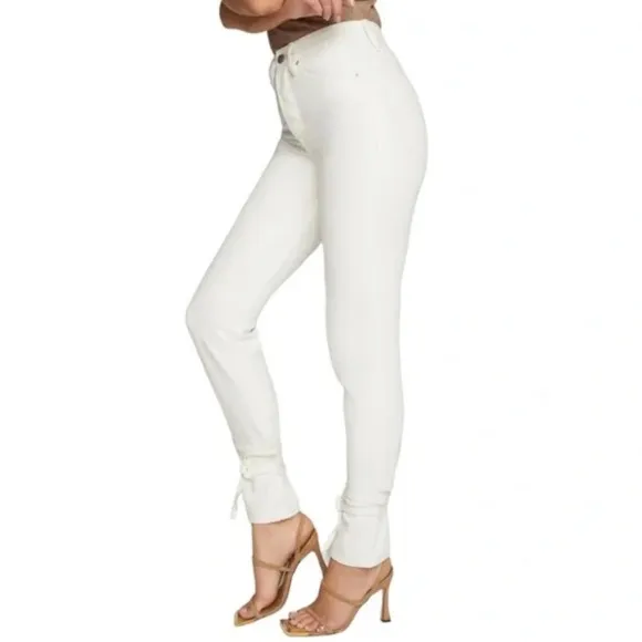 Good American Women's Good Boy Ankle Wrap Jeans